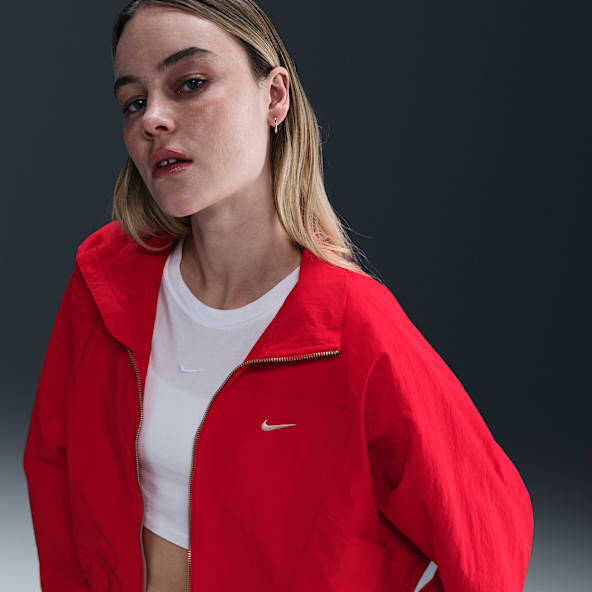 Nike red jacket discount